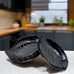 inpro Stylish Designer Melamine Serving Snacks Platter - Perfect for Kitchen Utensils. Quarter Plate-picture-12