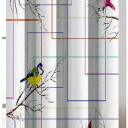 bella true 213 cm (7 ft) Door Polyester Room Darkening Curtain (Pack Of 2) image 2