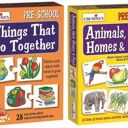 creative's "Animals, Their Homes & Food" + "Things That Go Together" image 1