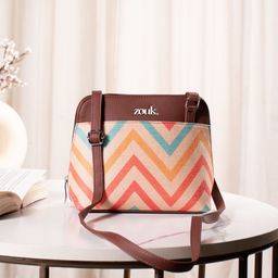 zouk Multicolor Women Sling Bag WavBeach OOO Sling Bag-picture-24