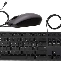 DELL Wired Optical Mouse MS116 & KB216 Wired Keyboard Combo (Zb_01) Combo Set-picture-10