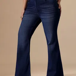 miss chase Women Relaxed Fit High Rise Blue Jeans-picture-13