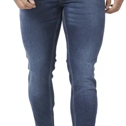 spykar Men Slim Low Rise Blue Jeans image 1