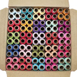 hind home 100 Thread Spools (25 Shades, Each 4 In No.) Multicolor Thread-picture-37