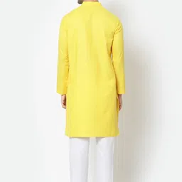 kanha creation Men Cotton Blend Kurta Pyjama Set image 2