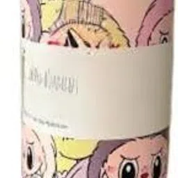 adc enterprises Cute Cartoon Stainless Steel Water Bottle with Handle Leak Proof image 1