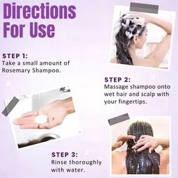 the 99 herbs company Rosemary Shampoo 200ml for Hair Growth & Scalp Nourishment image 3