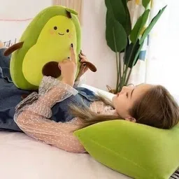 marselite Avocado Pillow - Huggable Toy for Sleeping | Nursery or Sofa Decoration - 35 cm image 2