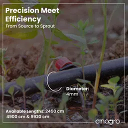 cinagro 4MM Feederline Pipe - 50 Meters 4MM Feederline Pipe - 4900 Cm Hose Pipe image 2