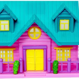 mahi zone Dream Funny House Play Set Doll House Set for Boys and Girls_M128 image 1