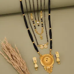 thesanga Brass Gold-plated Gold Jewel Set-picture-31
