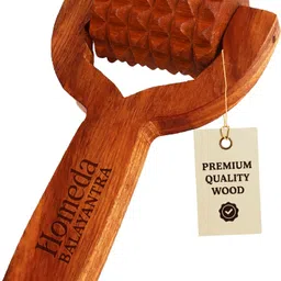 Homeda Balayantra for Hair Growth | Balyantra Roller - Wooden Derma Roller Bala Yantra | Head, Scalp Massager, Pain Relief & Blood Circulation Massager image 1