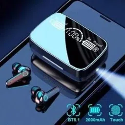 jeevan jyoti agency M19 True Wireless HiFi Sound HiFi Bass Long Battery Backup With Flashlight Bluetooth Headset-picture-11