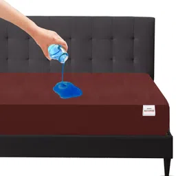 mattress protector Fitted Single Size Breathable, Stretchable, Waterproof Mattress Cover-picture-20