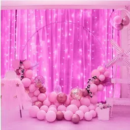 kadio 1 LEDs 12 m Pink Steady String Rice Lights image 3