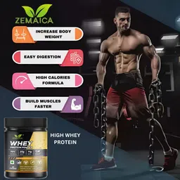 hindustan herbal Whey Protein Capsule Faster Muscle Recovery Improve Muscle Strength Men & Women Weight Gainers/Mass Gainers image 4