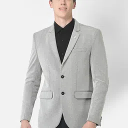 crimsoune club Men Self Design Single Breasted Casual Blazer-picture-27