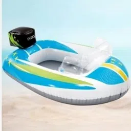 kindertales Boot Gummiboot Badeboot Auto Hai(IND*900612) Pool Baby Inflatable Swimming Safety Tube image 5