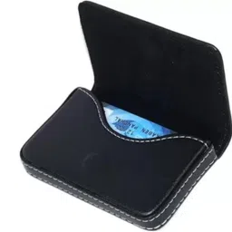 banistrokes Men & Women Black Genuine Leather Card Holder-picture-22