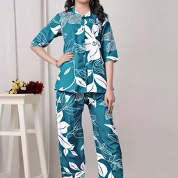nv trends Shirt Palazzos Co-ords Set image 1