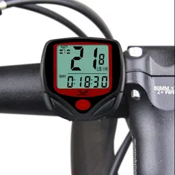 wifton LCD Display Waterproof Bicycle Odometer Speedometer Cycling Stopwatch-X28 Wired Cyclocomputer image 1