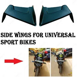 srphere FOR SUPER QUALITY HEAVY SIDE WINGS FOR UNIVERSAL SPORT BIKES Bike Fairing Kit-picture-26