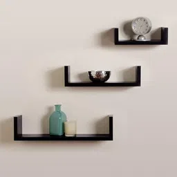 Beautiful floating wall shelf Wooden Wall Shelf (Number of Shelves - 1, Brown) MDF (Medium Density Fiber) Wall Shelf-image-7