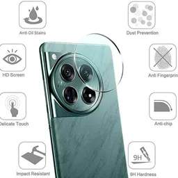 RANKART Back Camera Lens Glass Protector for OnePlus 12, OnePlus 12 5G With 9H Hardness, Air Bubble Free, Ultra HD image 2