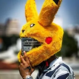 viba solutions Pikachuu Style Bunny Helmet Cover For Full Face Motorbike Helmet Helmet Buckle Clip-picture-10