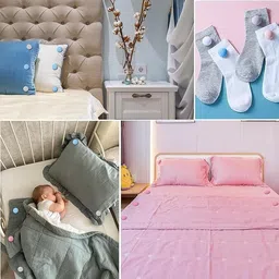 PREKSHIV Bed Sheet Clips Small Polyester Bed Sheet Clips image 5