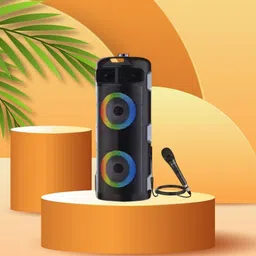 GUGGU DJ Box 40W Bluetooth Home Audio Speaker & FM Radio with Mic ,USB Pen DriveSF313 40 W Bluetooth Party Speaker-picture-28