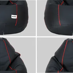 flipkart perfect homes studio XXL Tear Drop Bean Bag Cover (Without Beans) image 5