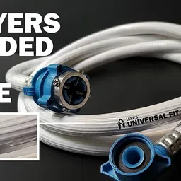 lsrp's universal fit Washing Machine Inlet Pipe EXCEPTIONAL QUALITY 3 Layers PVC & 900gm Weight" for Automatic Top Load & Front Load Washing Machines & Dishwashers - 4 METERS Hose Pipe image 3