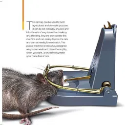 klickey Black Cat Rat Trap - Powerful Reusable Rodent Control Mouse Trap Live Trap image 3