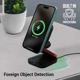 ZEBRONICS Zeb - Magboost (Black) Charging Pad image 4