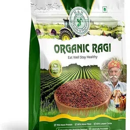 dtok Whole Grain Organic Ragi 1Kg Seed image 1