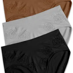 oinoz Pack of 3 Women Bikini Multicolor Panty-picture-20