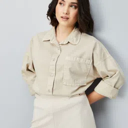 max Women Regular Fit Solid Casual Shirt-picture-12