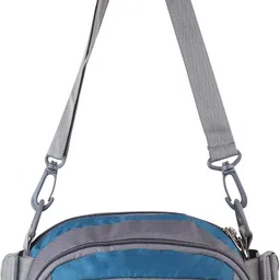 ZnW Polyester Waist Bag Travel Adjustable Strap bag Waist Pack Torques(Green)/Grey Waist bag-picture-18