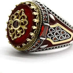 deevam Metal Crystal Ring image 3