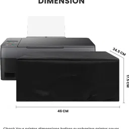Alifiya Printer Cover for Canon G2060 Multi Function Ink Tank Printer - Black Printer Cover image 2
