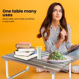 portronics My Buddy J Foldable Wood Portable Laptop Table image 3