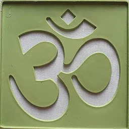 tovaih Set of 12 Rangoli Stencils for Floor Decoration, Diwali Decoration, (4x4 inches) Rangoli Stencil image 3