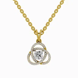 Sparkles Lab Grown Diamond 14kt Yellow Gold Pendant-picture-26