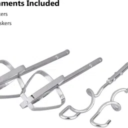 acuworld 180 W White 7Speed Egg Beater for Cake Making and Whipping Cream With Spatula Brush Hand Blender image 4