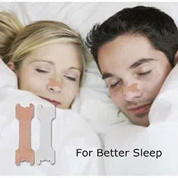 frackson 100 pcs Better Breath Nasal Strip - Anti-snoring Nose Strips makes Easier to Breathe Right Anti-snoring Device image 2