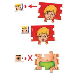 Frank 25 Pieces Parts of My Body Early Learning Puzzle image 2