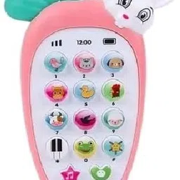 suvoria Cute Carrot Music Mobile Toy with Sound, Light & Learning Buttons for Kids-picture-27