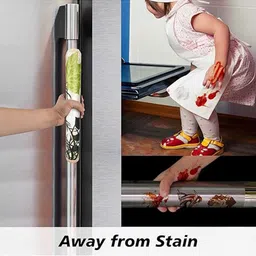 Dakshya Industries Green & Brown 6-Pcs Printed Fridge Top Cover Handle Covers & Mats image 3