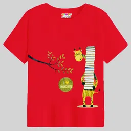 KUCHIPOO Boys Multicoloured Pack of 5 Printed Extended Sleeves   T-shirt image 5